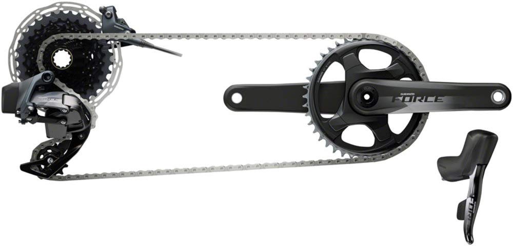 Amazon.co.jp: スラム Force eTap AXS HRD 1X Road Groupset Flat 