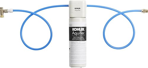 KOHLER 77685-NA Aquifer Sistema de filtración de agua de cartucho único