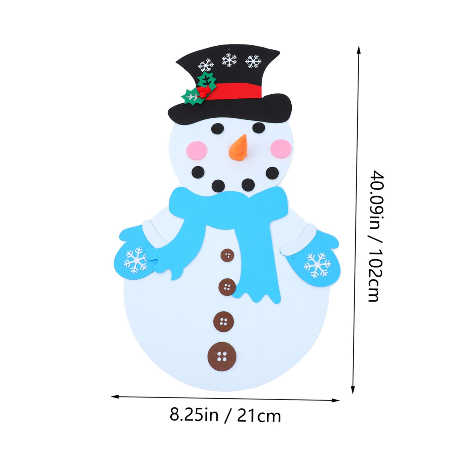Garneck 3 Set Ornamento Decorazioni Natalizie Con Gnomi Pupazzo Di Neve in Feltro Per Corredo Natalizio Kit Nevicata Calendario Dell'avvento in Tessuto Nevicare Fai Da Te Provato