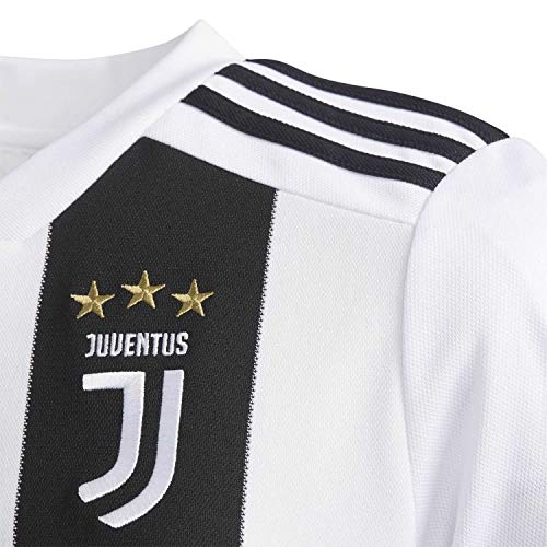 adidas Jungen Kurzarm Trikot Juve Home, Black/White, 176, CF3496 – Ansicht 4