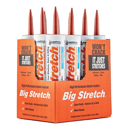 Sashco Big Stretch Sellador Acrílico 10.5oz Pack 12 miniatura 1