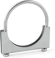 Vista 25 de RP Remarkable Power, Silenciador de perno en U de acero inoxidable/abrazadera de escape (1.5")