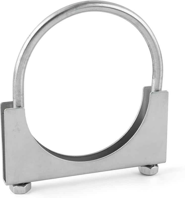 Abraçadeira de escapamento tipo U-Bolt RP Remarkable Power em aço inoxidável para tubo de 4" – 1 unidade