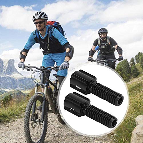 Keenso 10Pcs Rc122 Brake Cable Screw, Road Bike Rear Derailleur Brake Cable Line Thumb Shifter Adjuster Screw (Black)(M6) Bicycles & Parts #TOP5