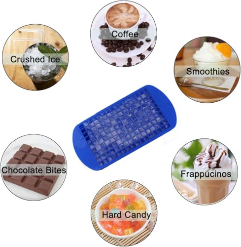 Cubetas mini de silicona para hielo flexibles y duraderas miniatura 4