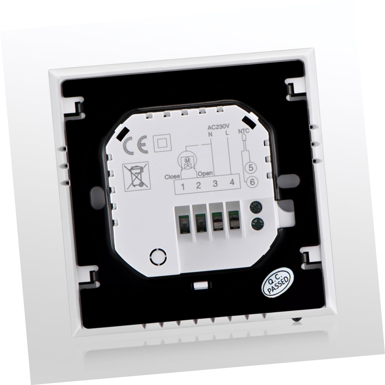 Artibetter Programmierbarer Digitaler Thermostat für Effiziente Heizungssteuerung 3a Schwarzes Abs Gehäuse mit LCD Display Touch Tasten und 5 2 Zeitprogrammierung für Gasheizsysteme