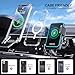 Wireless Car Charger, MOKPR 15W Fast Charging Auto Clamping CD Slot Air Vent Car Phone Holder with LED Light Car Charger for iPhone 16/15/14/13/12 Pro Max Plus, Samsung S23/S22/S21,etc