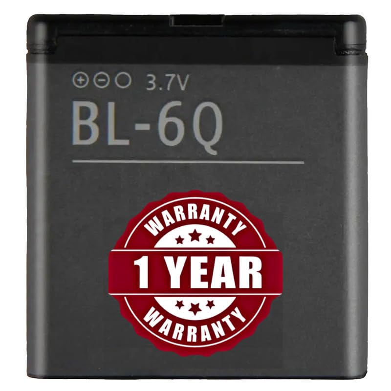 Image of Original BL-6Q Battery Compatible with Nokia 6700 Classic - (970mAh) - 1 Year Warranty BC45
