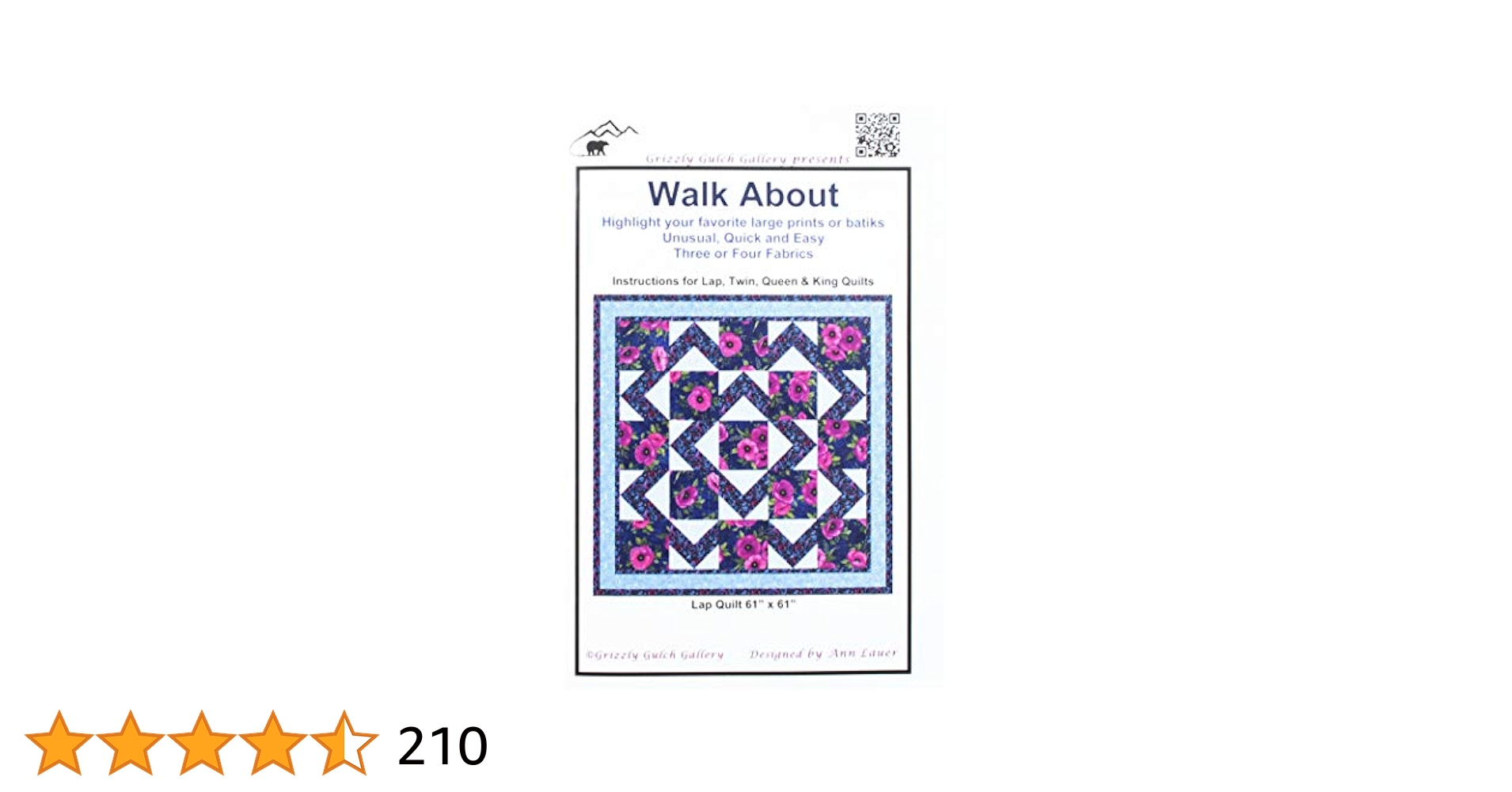 Amazon.com: Grizzly Gulch Gallery Walk About Pattern, Multicolor : Arts, Crafts & Sewing amazon-com-grizzly-gulch-gallery-walk-about-pattern-multicolor-arts-crafts-sewing
