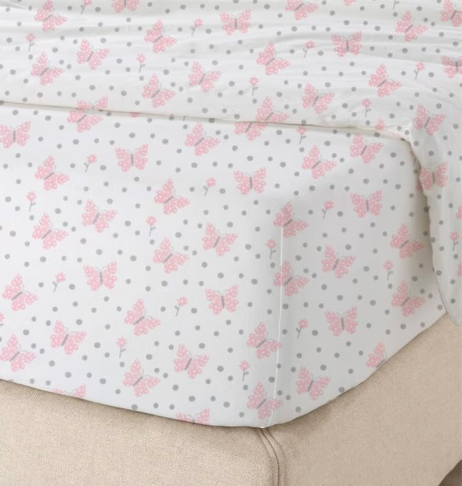 Miniatura 7 de LITTLE CELEBRITY Juego de sábanas tamaño individual para niños y niñas, sábanas para niños, linda sábana de cama, incluye sábana plana, ajustable y