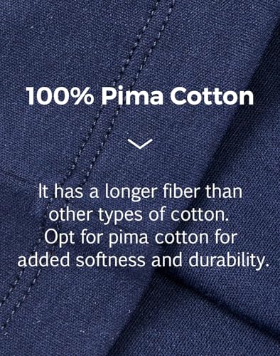 Pure Cotton T Shirts for Men Comfort Long Sleeve Tee Crewneck Jersey Moisture Wicking4