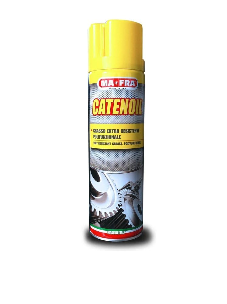 MAFRA, Catenoil, Grasso Spray, Azione Lubrificante, Per Catene ed Ingranaggi, Previene la Ruggine, 500 ml