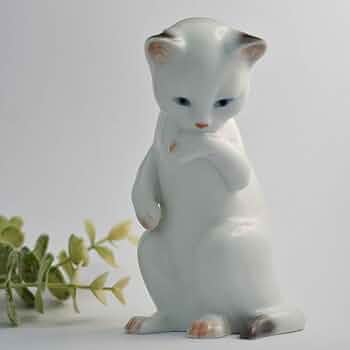 Amazon.co.jp: L21 ロイヤルコペンハーゲン 猫 ネコ フィギュ