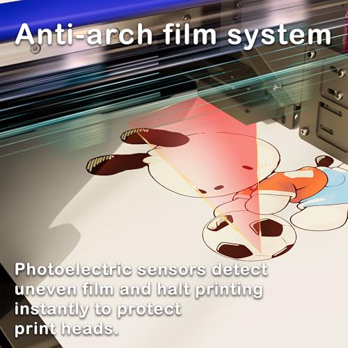 lancelot auto-maintenance m1630 pro dtf bundle with roll feederwhite ink circulation for diy t shirt printingdoubled speed over l1800l805 dtf printer machineprinterovenlaptopconsumables