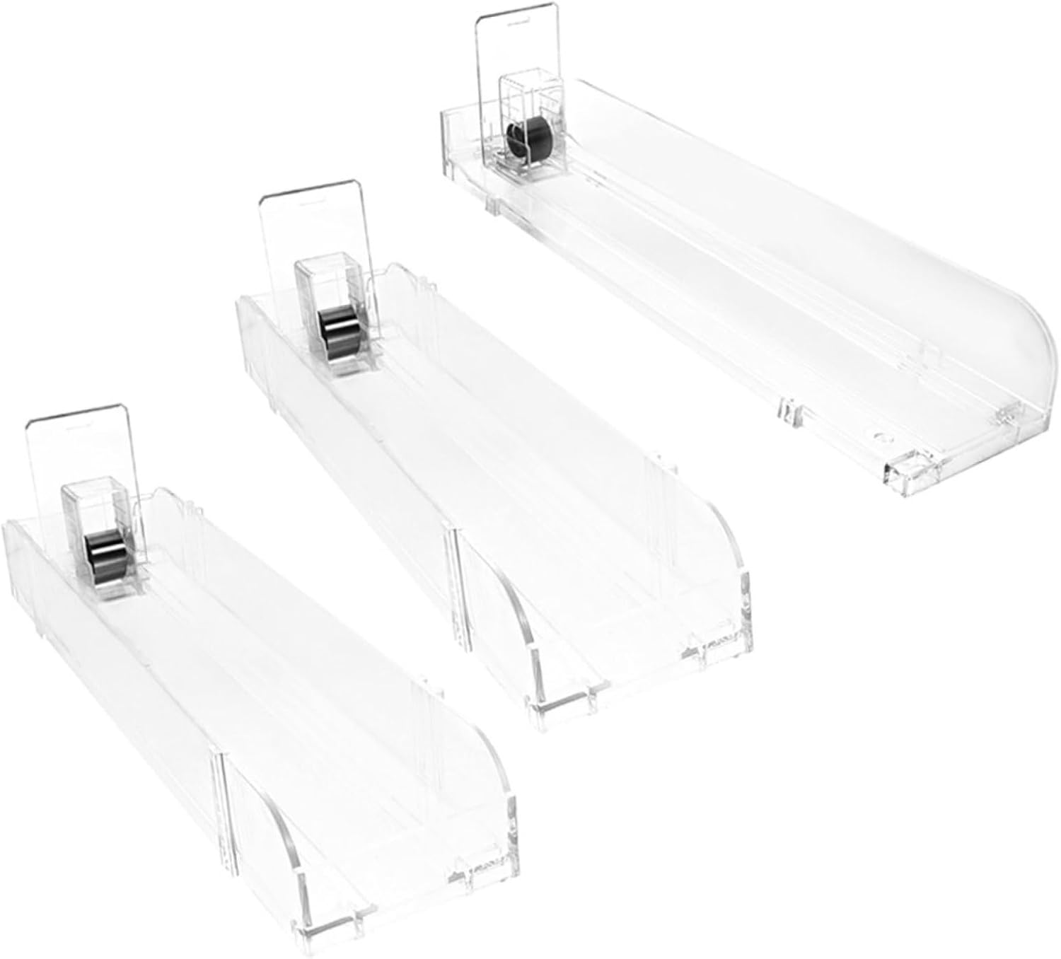 ULTECHNOVO 3pcs Cigarette Dispensers Automatic Push Trays Showcase Display Racks for Retail Store