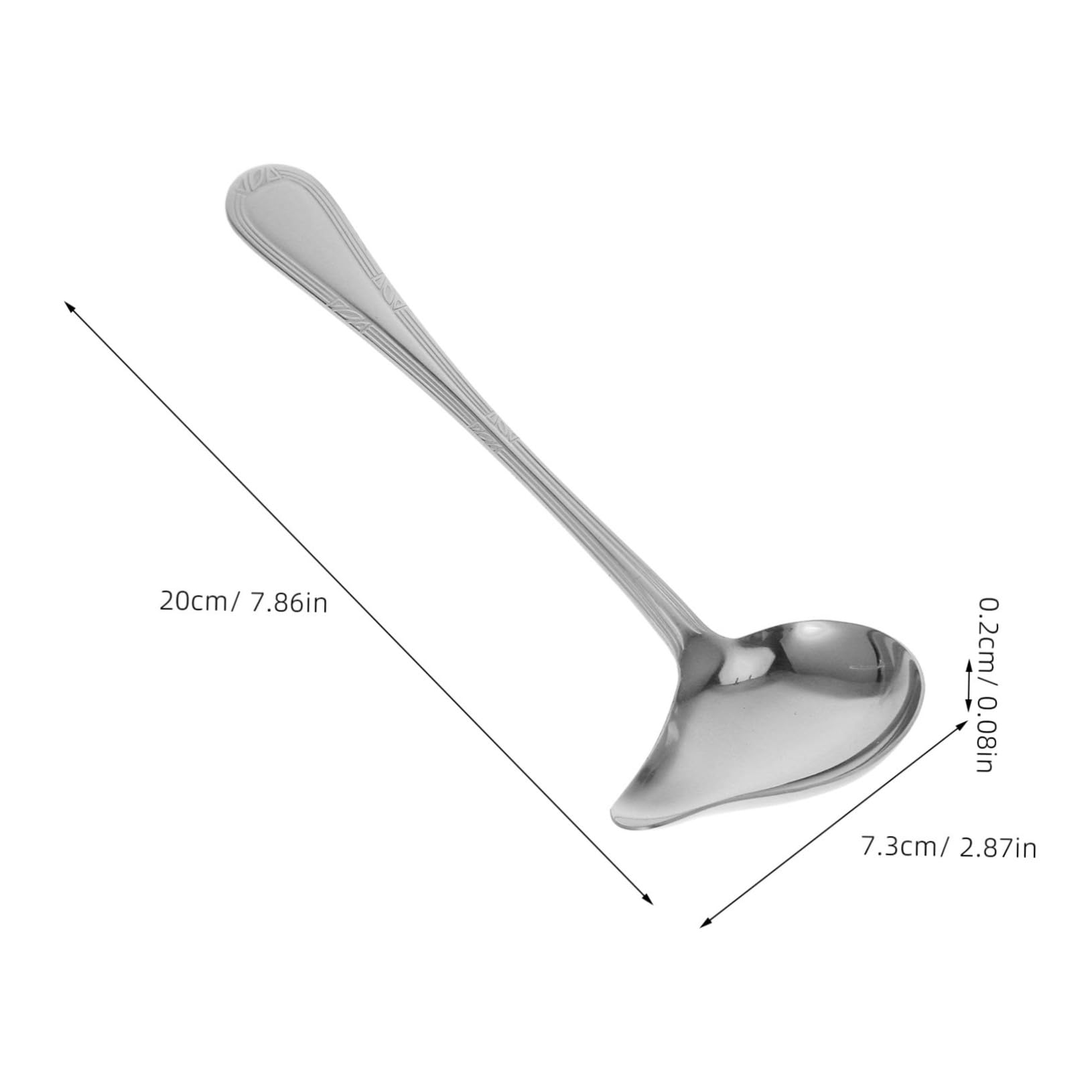 OFFSCH 2Pcs Innovative Duckbill Design for Healthy Cooking for Hot Pot and Serving Soups Easy to Clean Utensils