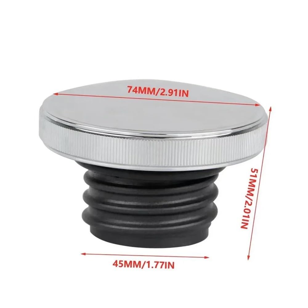 per XL883 1200 per X48 per X72 per Road King per Softail per Dyna Tappo Serbatoio Carburante Motocicletta Coperchio Olio Benzina Carburante Moto(Color 02)