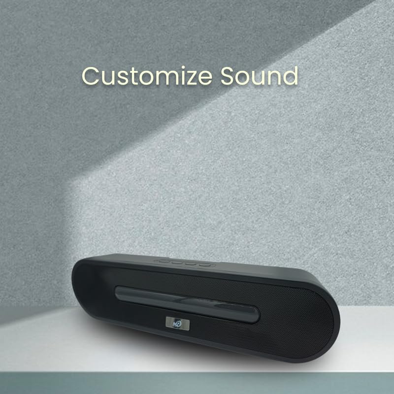 Image of Bluetooth 2.0 Channel Soundbar with High Bass 16 W RMS Output Bluetooth Speaker with RGB Led Lights