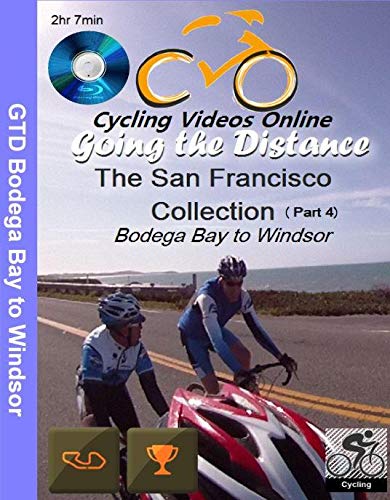 Going the Distance, Bodega Bay to Windsor CA - Virtual Indoor Cycling Training / Spinning Fitness and Weight Loss Videos [Blu-ray]
