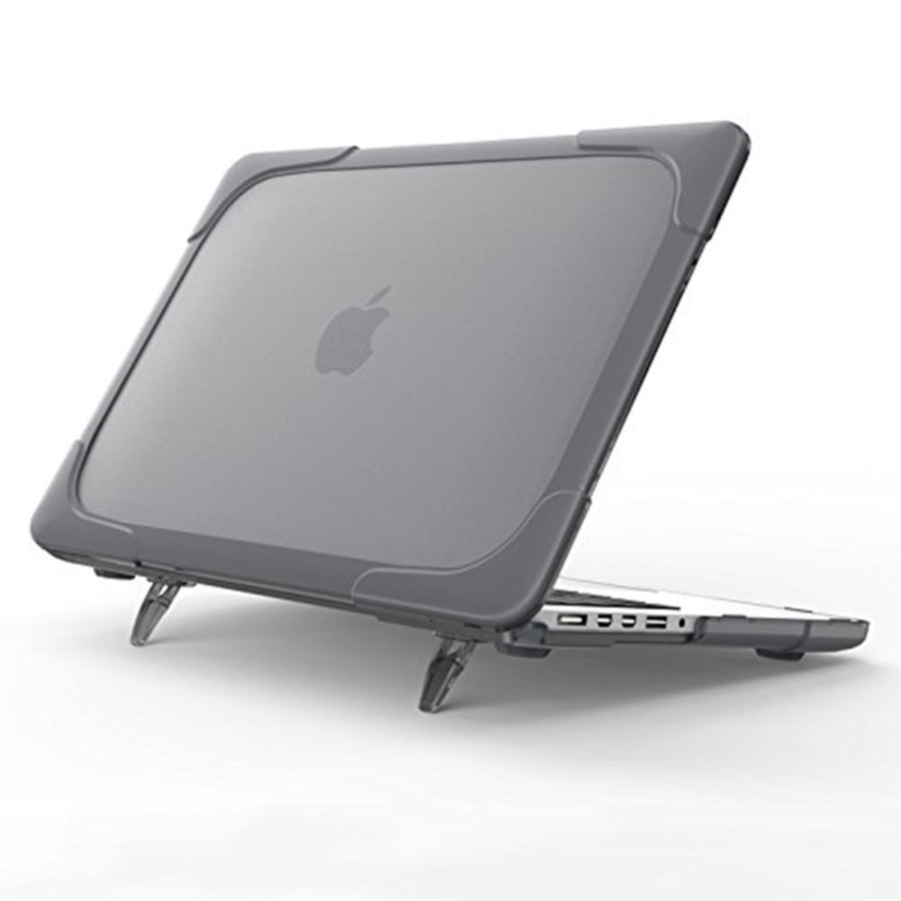 MacBook Pro 13 inch A1502 A1425 Hard Rubber Stand Dock with Shock Proof & Drop Proof Rubberized Shell for Apple MacBook Pro 13 inches Without Touch Bar (A1502/A1425)
