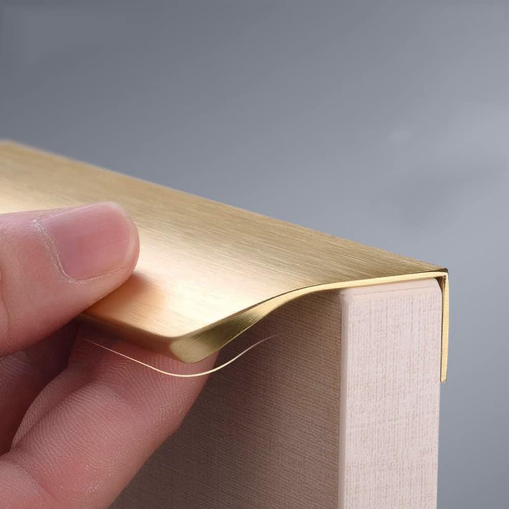 6 Maniglie Nascoste Per Mobili In Alluminio - Profilo A L Per Armadi, Cassetti E Cucina, 15cm - Foto 10