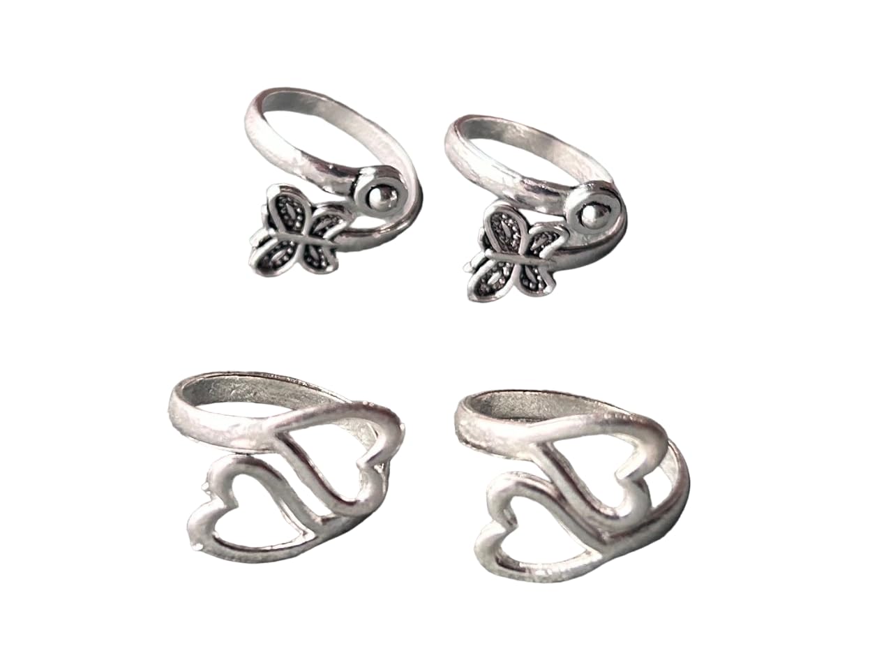 Women & Girls Metal Plated Fancy Toe Ring Adjustable Bichiya/Leg Finger Ring-Combo-2 (A_C_P_110738_Multi)-image-29