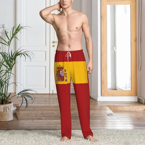 Espana Flag Of Spain Spanish Pajama Pants Men'S Lounge Pants Lightweight Pjs Bottoms Wide Leg Sleepwear Sleep Pants2