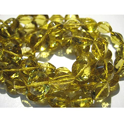 Quartz citron perles 9mm 12mm pour sublimer les bijoux ternes