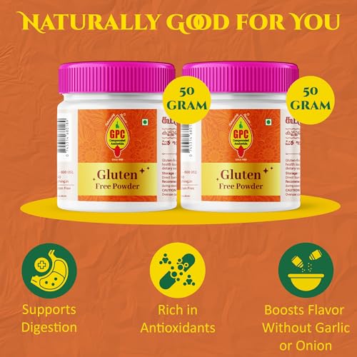 Image of GPC Gluten Free Hing Powder 50g - Pack of 2 | Superfine Asafoetida