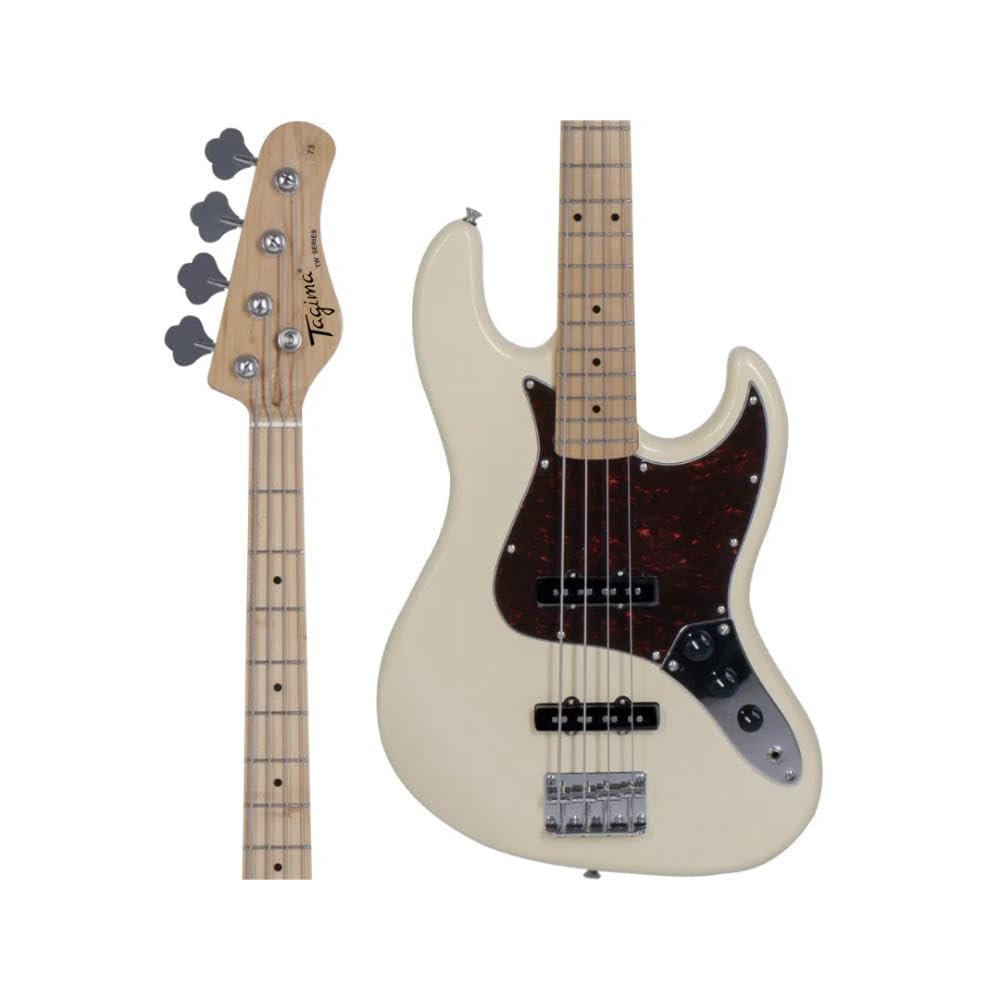 TAGIMA TW-73 OLYMPIC WHITE ELECTRIC BASS GUITAR