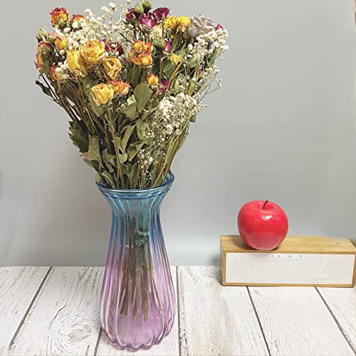 Flores secas con tallo, ramo de 16 pulgadas miniatura 4