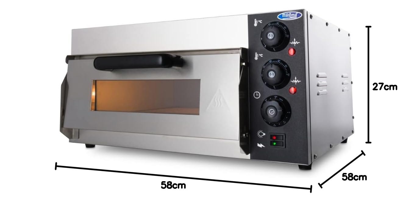 Maxima Forno per Pizza - adatto a 1 Pizza di Ø40cm