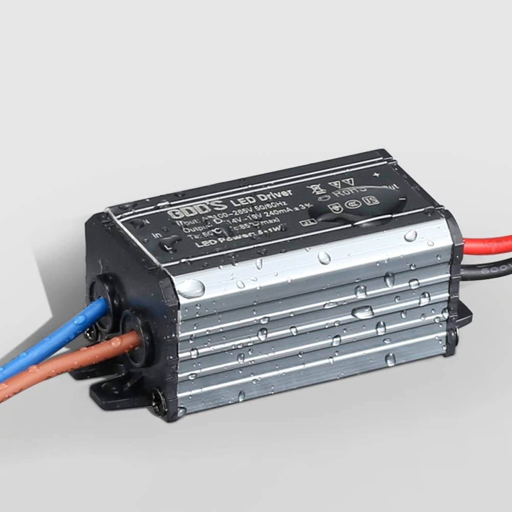 Faretto LED da Incasso Impermeabile IP65 per Doccia da Bagno, Lampada da Incasso Rotonda da 3 W, faretto da Esterno Bianco Caldo AC110V-240V 3000K