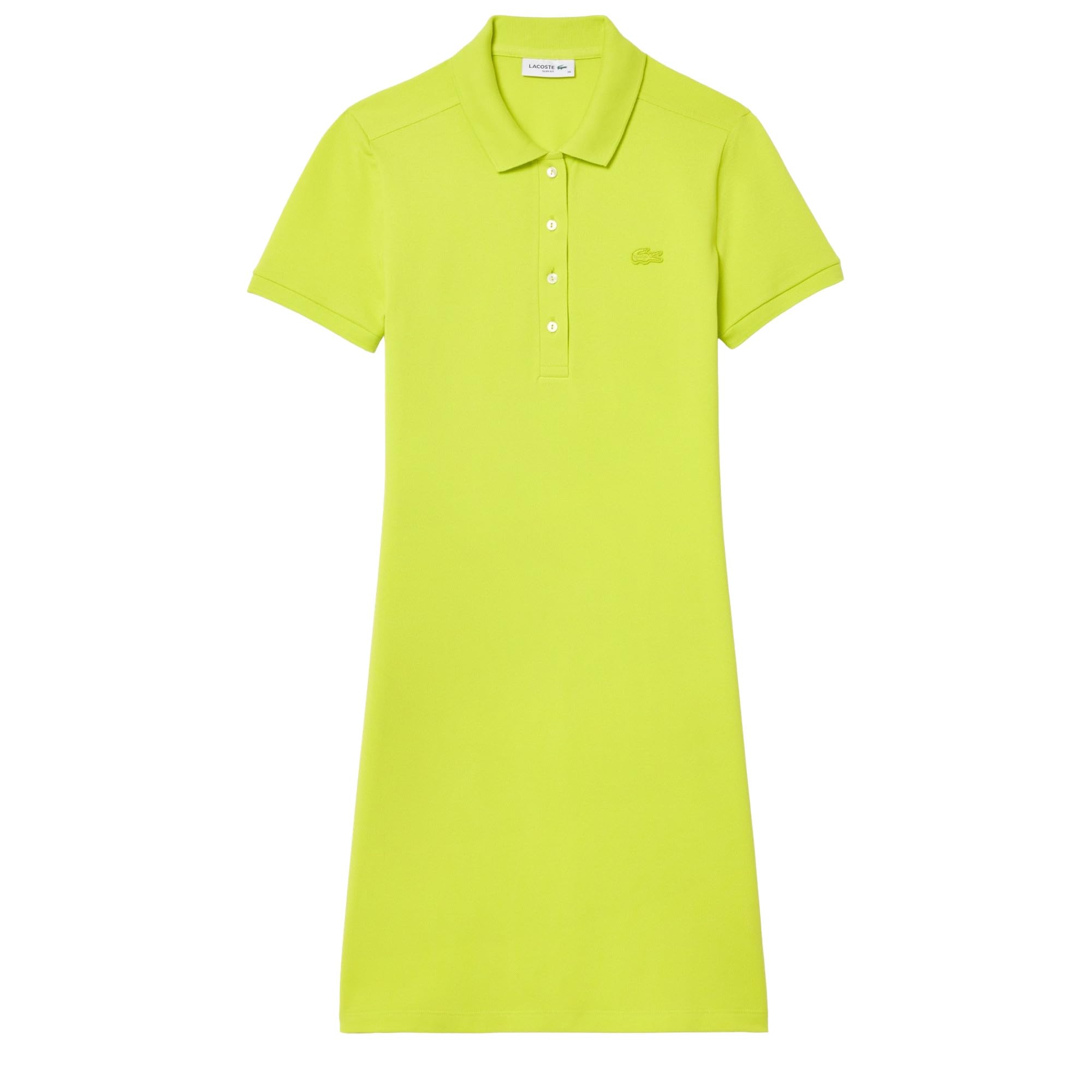 Lacoste Women's Slim Fit Stretch Petit Piqué Polo Dress