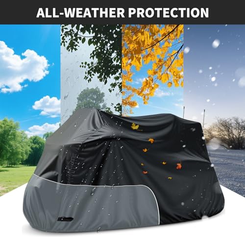 Image of Motorcycle Cover Heavy Duty 300D Waterproof for Touring Ultra