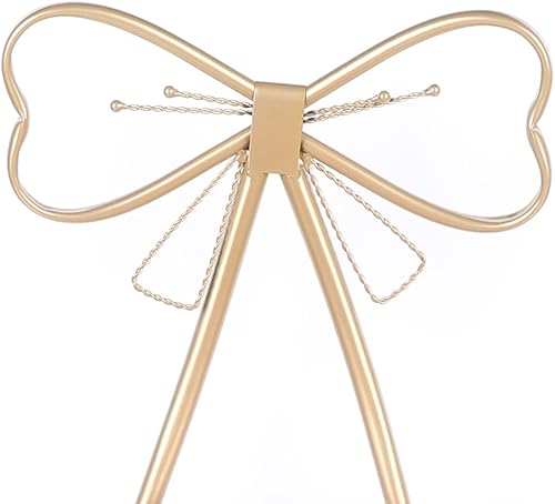 Miniatura 6 de DYRABREST Sillas de tocador de maquillaje, taburete para dormitorio con respaldo de nudo de lazo y cojín de terciopelo, silla de princesa rosa con