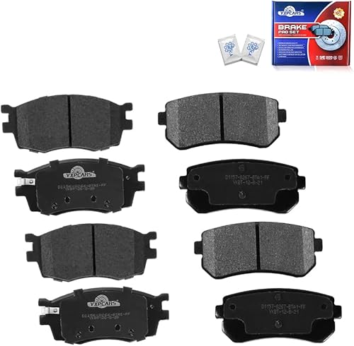 Pastillas de freno para HYUNDAI ACCENT 2006/2007/2008/2009/2010, KIA RIO/RIO5 2006/2007/2008/2009/2010/2011 (delantero y trasero/D1156 D1157)