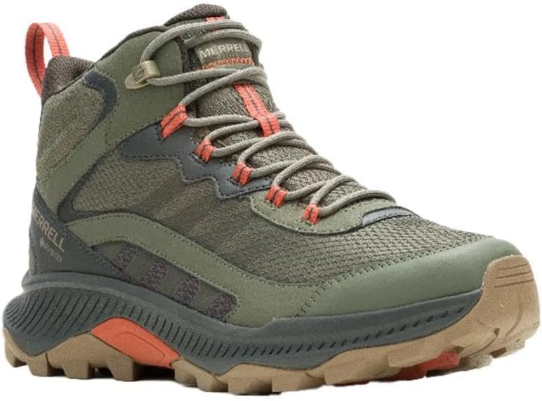 Merrell Unisex Speed Strike 2 Mid GTX Olive Rain Boot, olive, 10