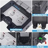 Zoom IMG-2 presa esterna impermeabile ip66 doppia Zoom IMG-2 presa esterna impermeabile ip66 doppia