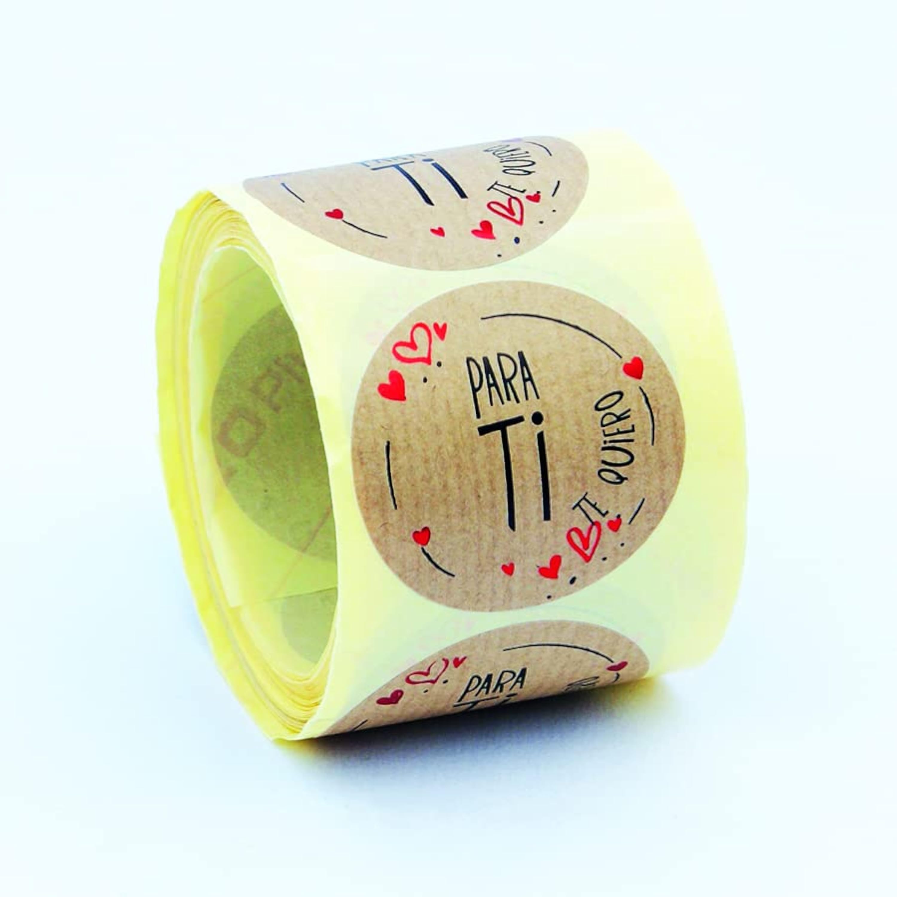 250 Etiqueta Sant Jordi «Para ti TE QUIERO» 45x45mm