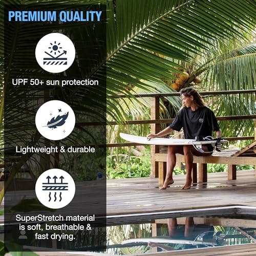 Ho Stevie! Men’s Rash Guard - Short Sleeve Loose Fitting Surf Swim Shirt - UV Protection UPF 50+4