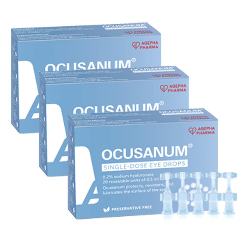 Buy Ocusanum Single Use Eye Drops for Dry Eyes Lubricant Eye Drops for