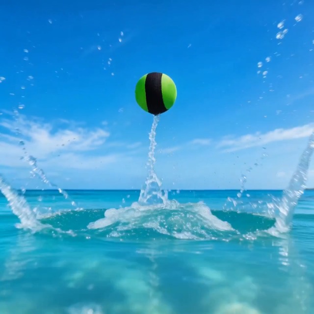 Lot De 3 Balles Rebondissantes D’eau Pour Piscine, Lac Ou Plage – Jouet Aquatique Réutilisable