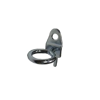 Triton Products 74120 DuraHook 1-3/8-Inch Single Ring 3/4-Inch I.D. Zinc Plated Steel Tool Holder for DuraBoard or 1/8 Inch and 1/4 Inch Pegboard, 10-Pack