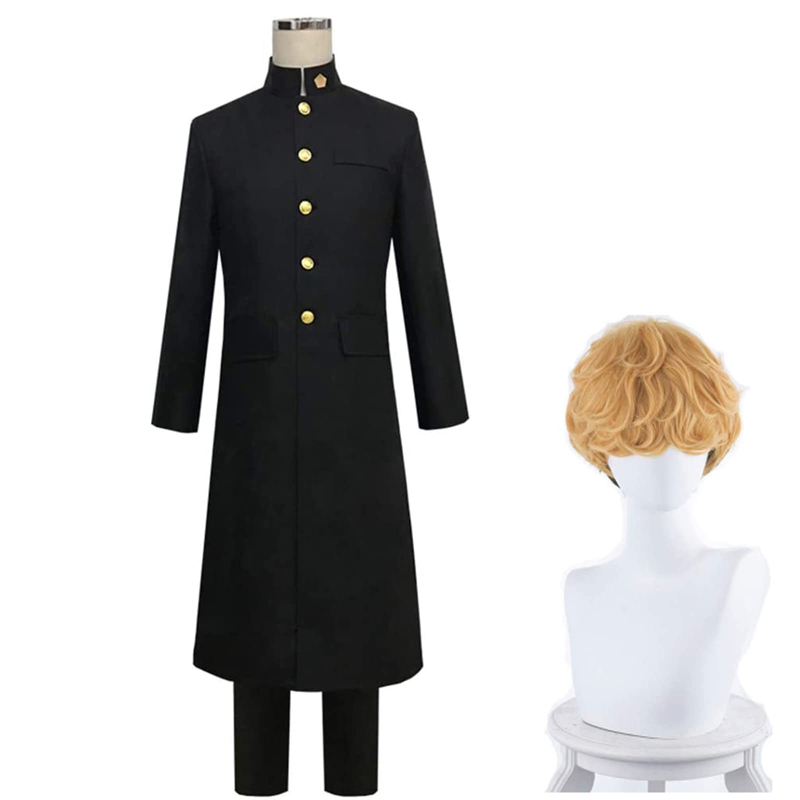 Amazon.co.jp: 今日から俺は!! 今日俺 三橋貴志 コスプレ衣装 ウィッグ