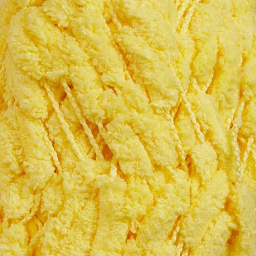 Utopia Crafts Pom Pom Soft Yarn 200g (Lemon) - Image 2