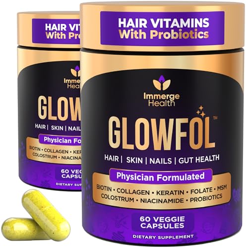 Biotin Collagen Supplement with Probiotics, Colostrum, Hyaluronic Acid and Keratin ...