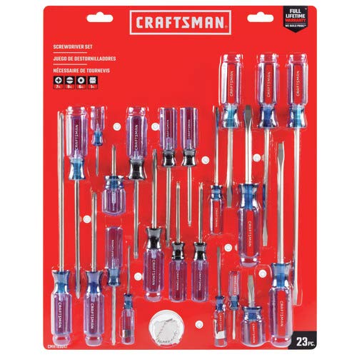 CRAFTSMAN Screwdriver Set, Assorted, 23-Piece (CMHT65041)