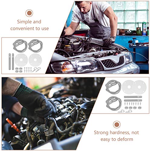 CLISPEED CNC Da Liga de Alumínio Do Carro de Corrida Aparência Kit de Bloqueio Pin Capô Universal