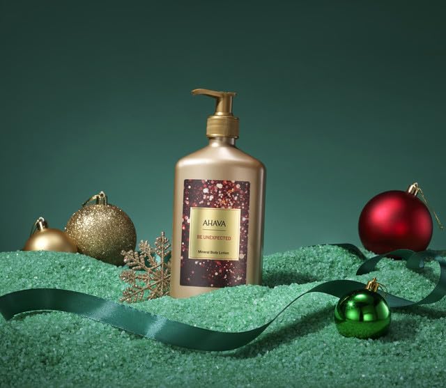 Miniatura 3 de AHAVA Be Unexpected Mineral Body Lotion - Loción corporal hidratante e hidratante diaria con Osmoter, mezcla exclusiva de minerales del mar muerto y